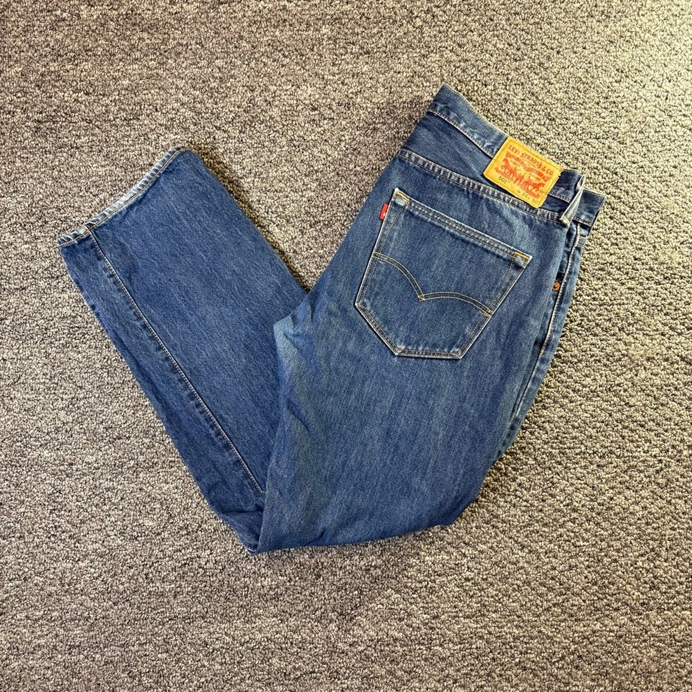 Levi's 505 Men's Straight Blue Jeans 36x30